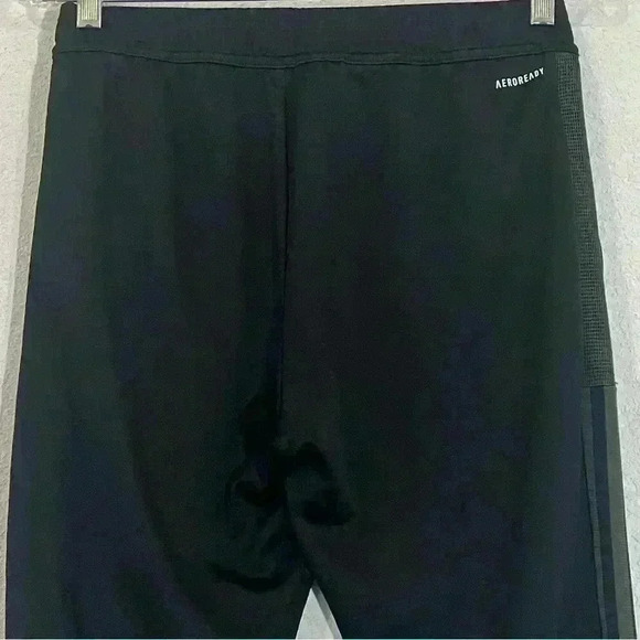 Adidas Mens Aero Ready Prime Green Black Joggers Size Medium - Picture 3 of 7